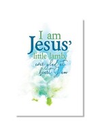 Hymns In My Heart - 5x7" Greeting Card - Hospice - I am Jesus' Little Lamb