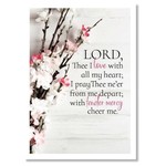 Hymns In My Heart - 5x7" Greeting Card - Wedding - Lord, I Love Thee