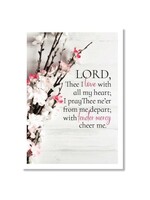 Hymns In My Heart - 5x7" Greeting Card - Wedding - Lord, I Love Thee