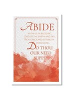 Hymns In My Heart - 5x7" Greeting Card - Wedding (Shower) - Abide With Us