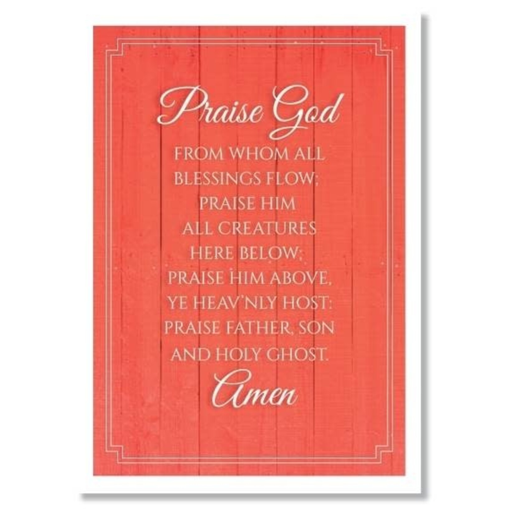 Hymns In My Heart - 5x7" Greeting Card - Birthday - Praise God