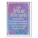 Hymns In My Heart - 5x7" Greeting Card - Confirmation - I am Jesus' Little Lamb