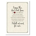 Hymns In My Heart - 5x7" Greeting Card - Confirmation - I Pray Thee, Dear Lord Jesus