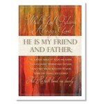Hymns In My Heart - 5x7" Greeting Card - Get Well - Red - What God Ordains