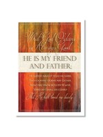 Hymns In My Heart - 5x7" Greeting Card - Get Well - Red - What God Ordains