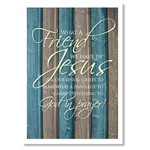 Hymns In My Heart - 5x7" Greeting Card - Brother In Christ - What a Friend We Have in Jesus