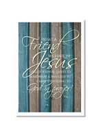 Hymns In My Heart - 5x7" Greeting Card - Brother In Christ - What a Friend We Have in Jesus