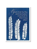 Hymns In My Heart - 5x7" Greeting Card - Confirmation - Grant That By Thy Promised Grace