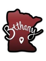 Bethany Minnesota Heart Sticker