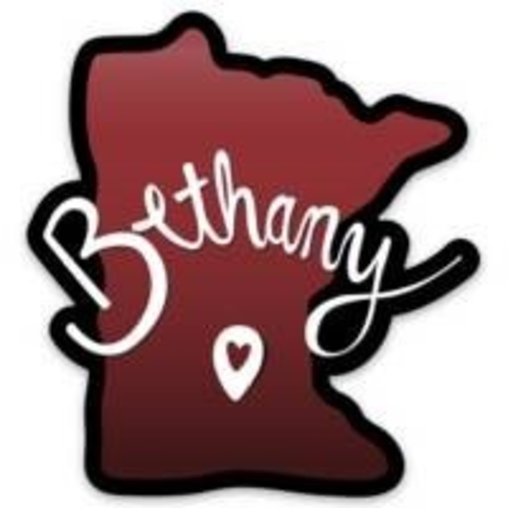 Bethany Minnesota Heart Sticker