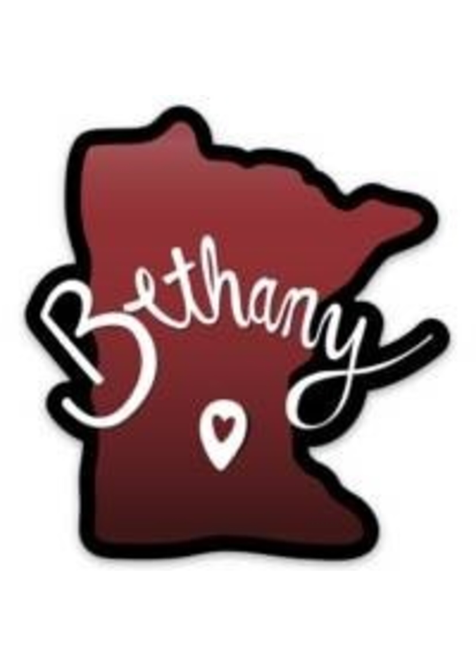 Bethany Minnesota Heart Sticker