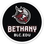 Bethany BLC.edu Round Sticker - Black