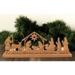 Rustic Nativity Scene