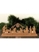 Rustic Nativity Scene