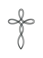 Oval Open Wall Cross