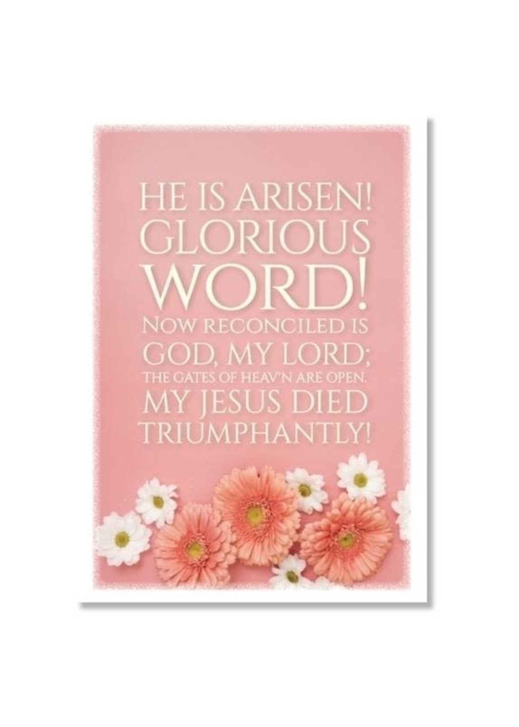 Hymns In My Heart - 5x7" Greeting Card - Easter - He is Arisen!