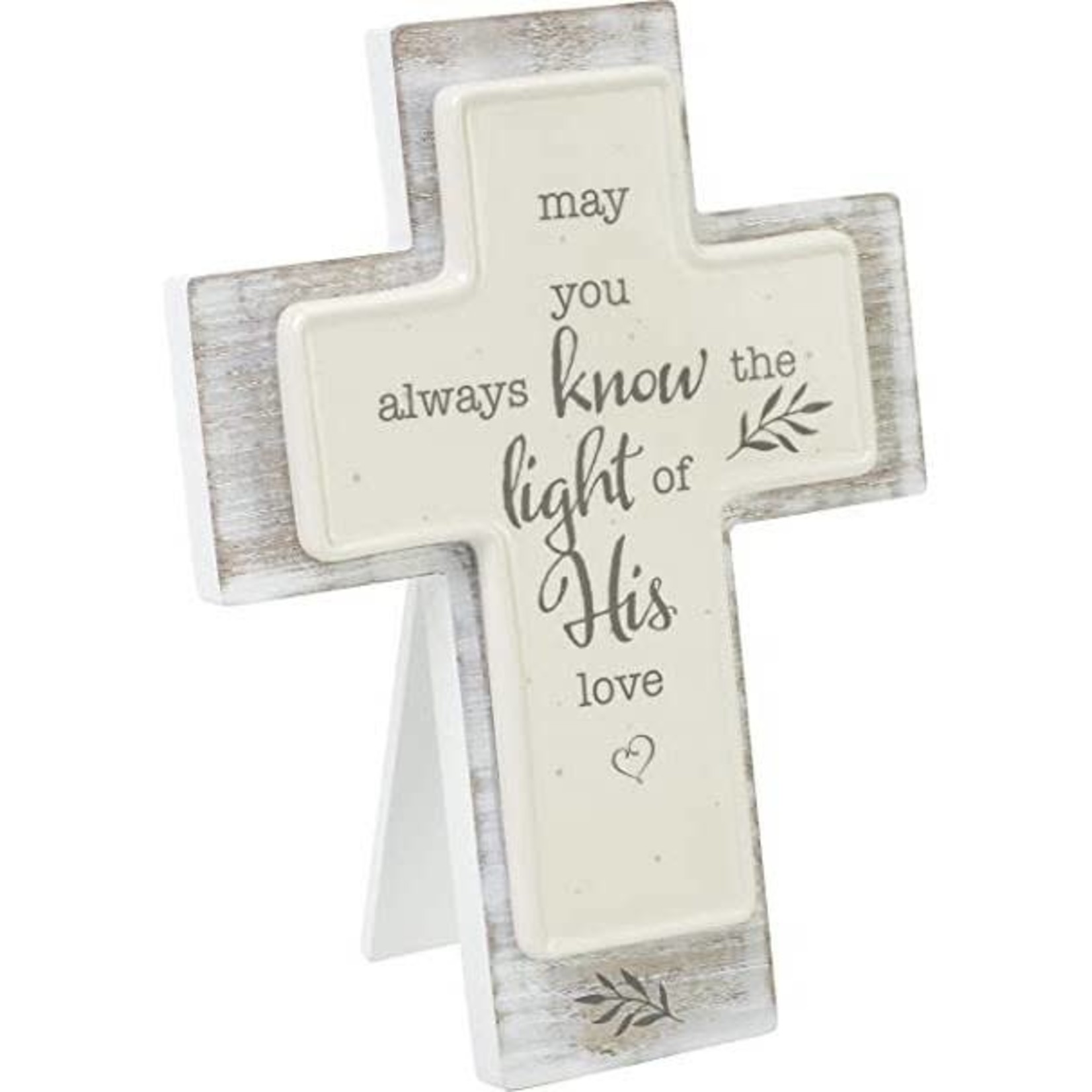 May You Always Know the Light of His Love Cross