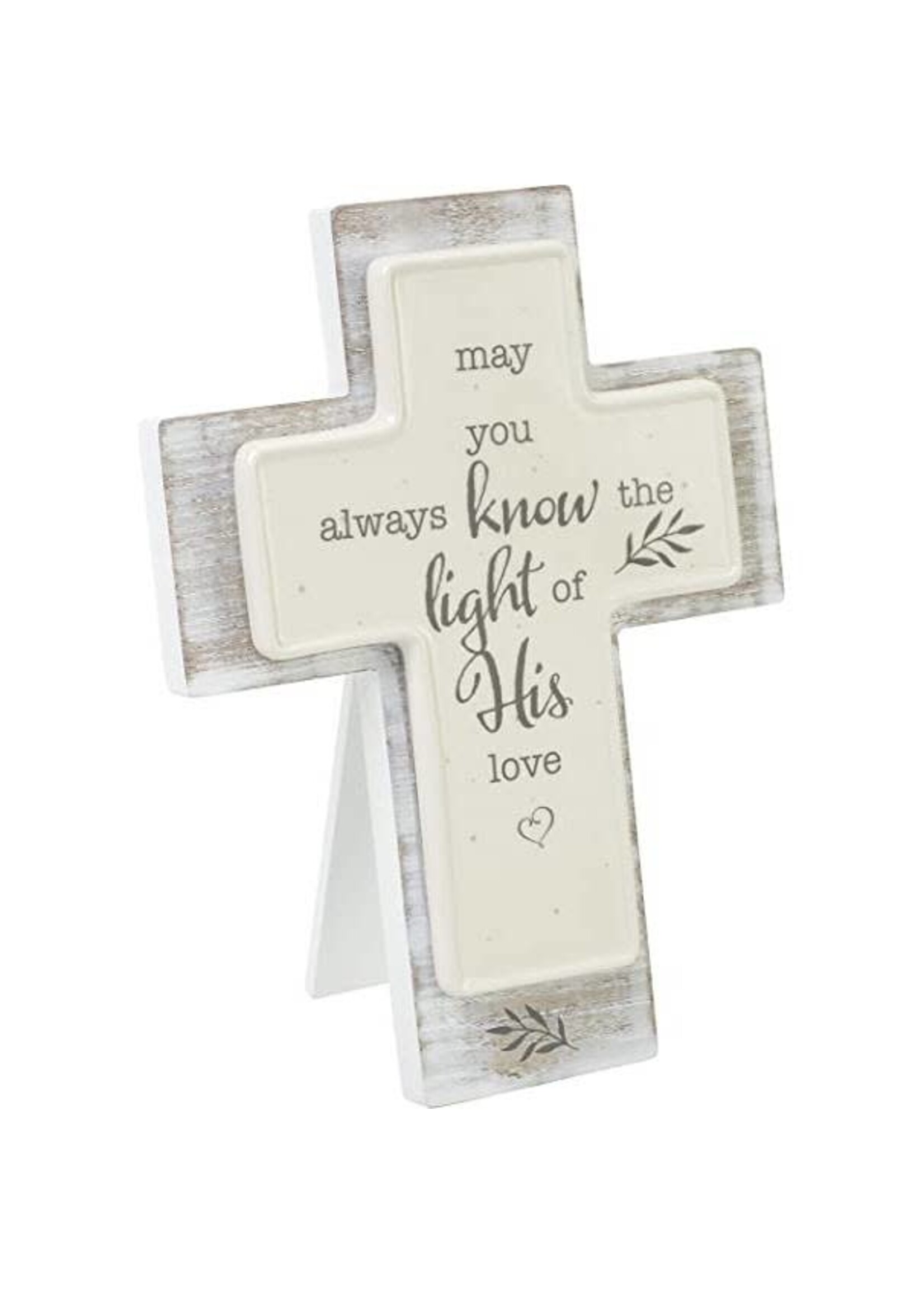 May You Always Know the Light of His Love Cross