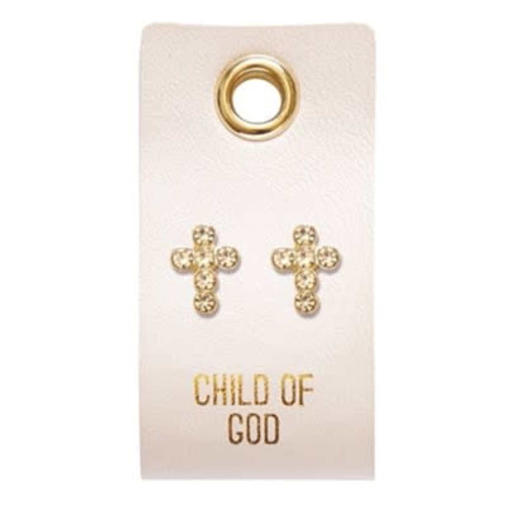 Child of God Cross Earrings