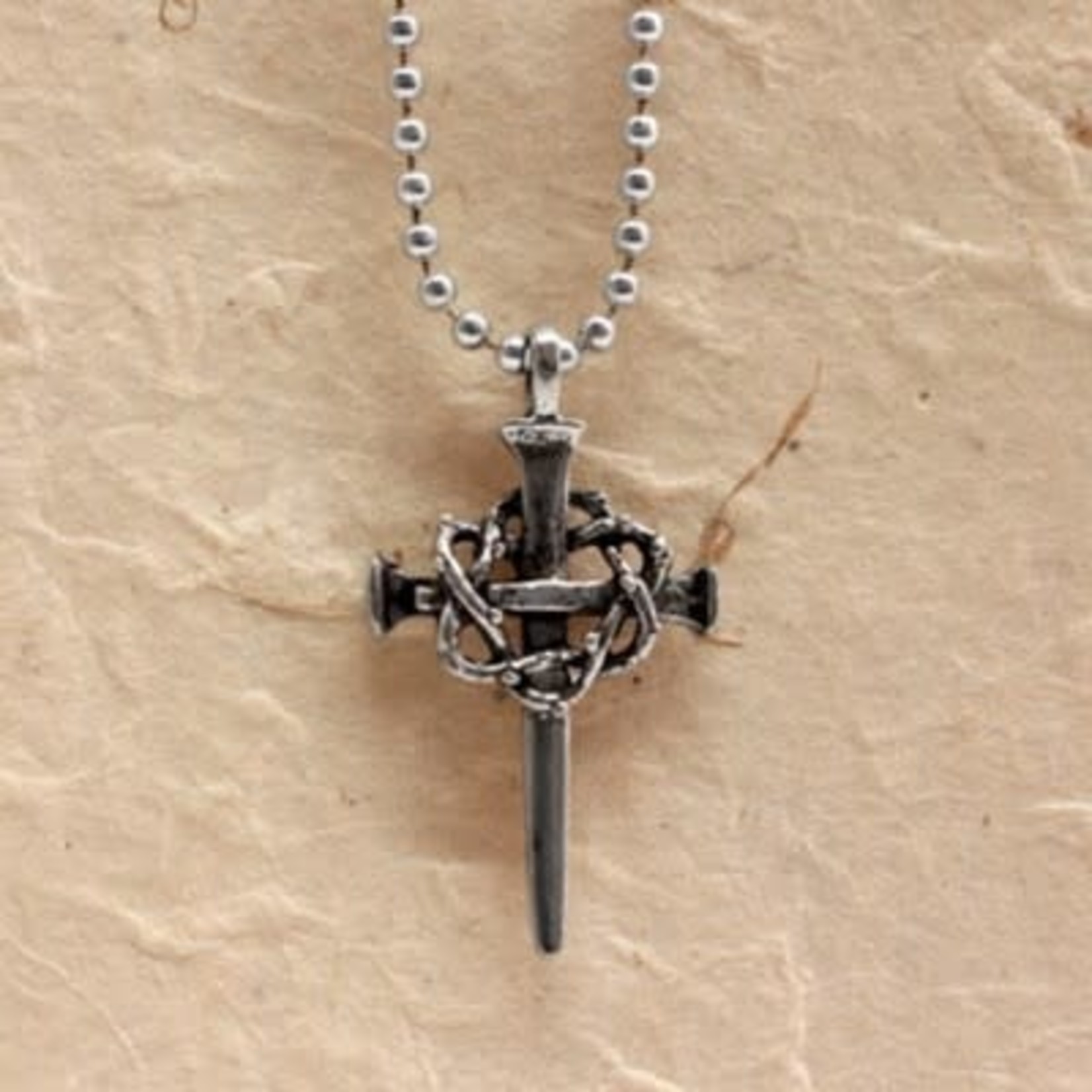 Crown of Thorns Cross Pendant