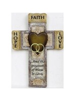 Faith Hope Love Wedding Cross