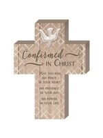 Confirmation Wood Cross with Easel