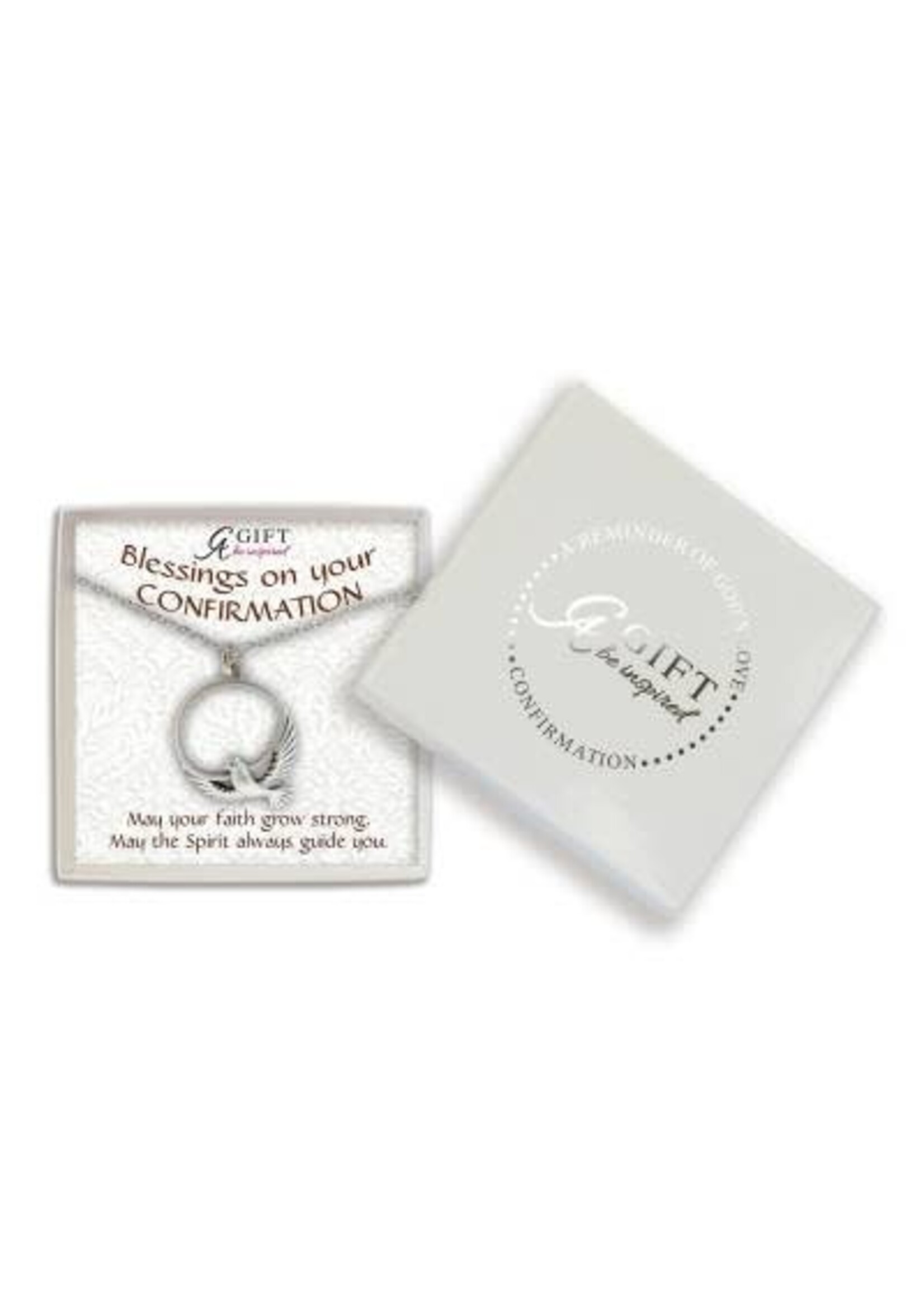 Confirmation Dove Pendant - Silver