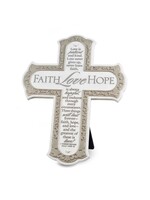 Faith Hope Love Tabletop Cross