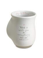 Enjoy Today Handwarmer Mug - Genesis 21:22 - White - 18 oz.