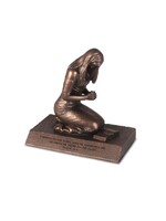 Sculpture of Faith - Praying Woman - Psalm 34:4