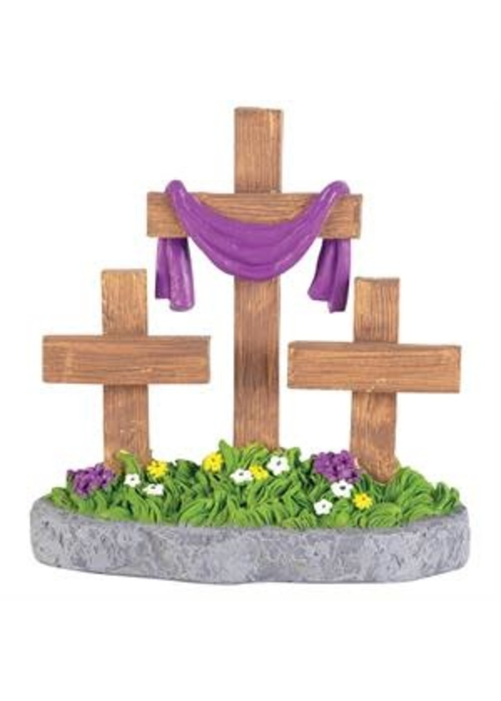 Three Cross Tabletop Figurine