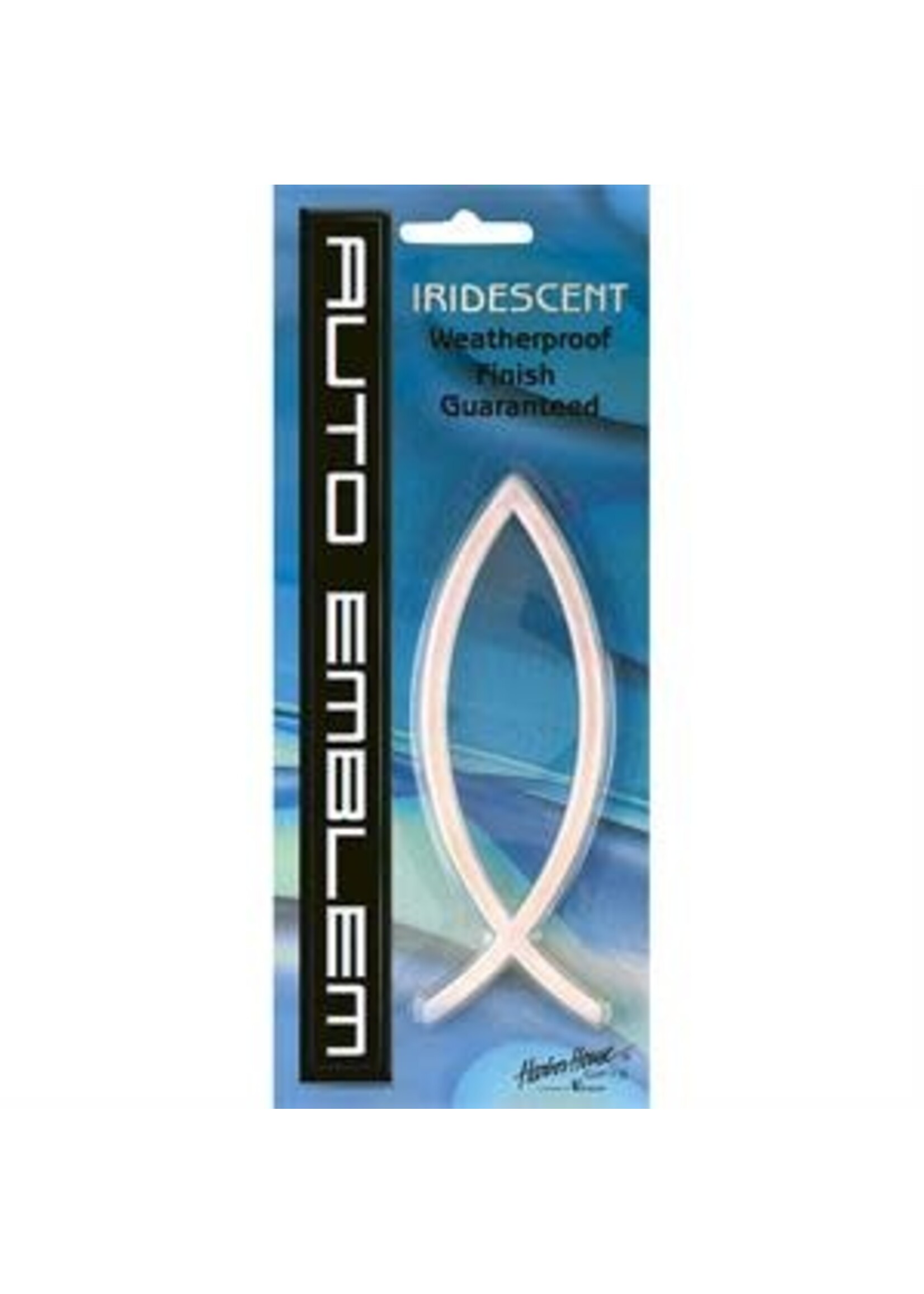 Iridescent Fish (Ichthus) Auto Emblem