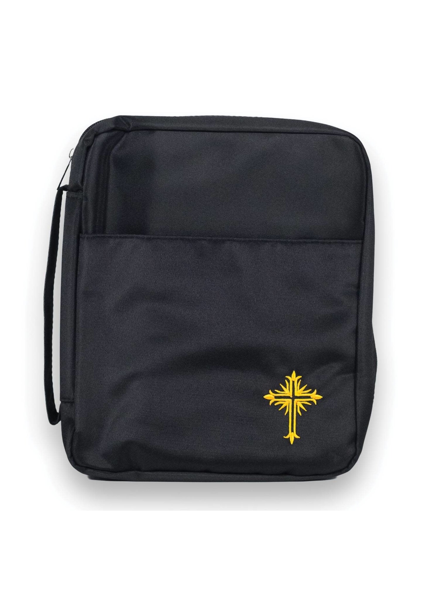 Bible Cover with Cross - Black