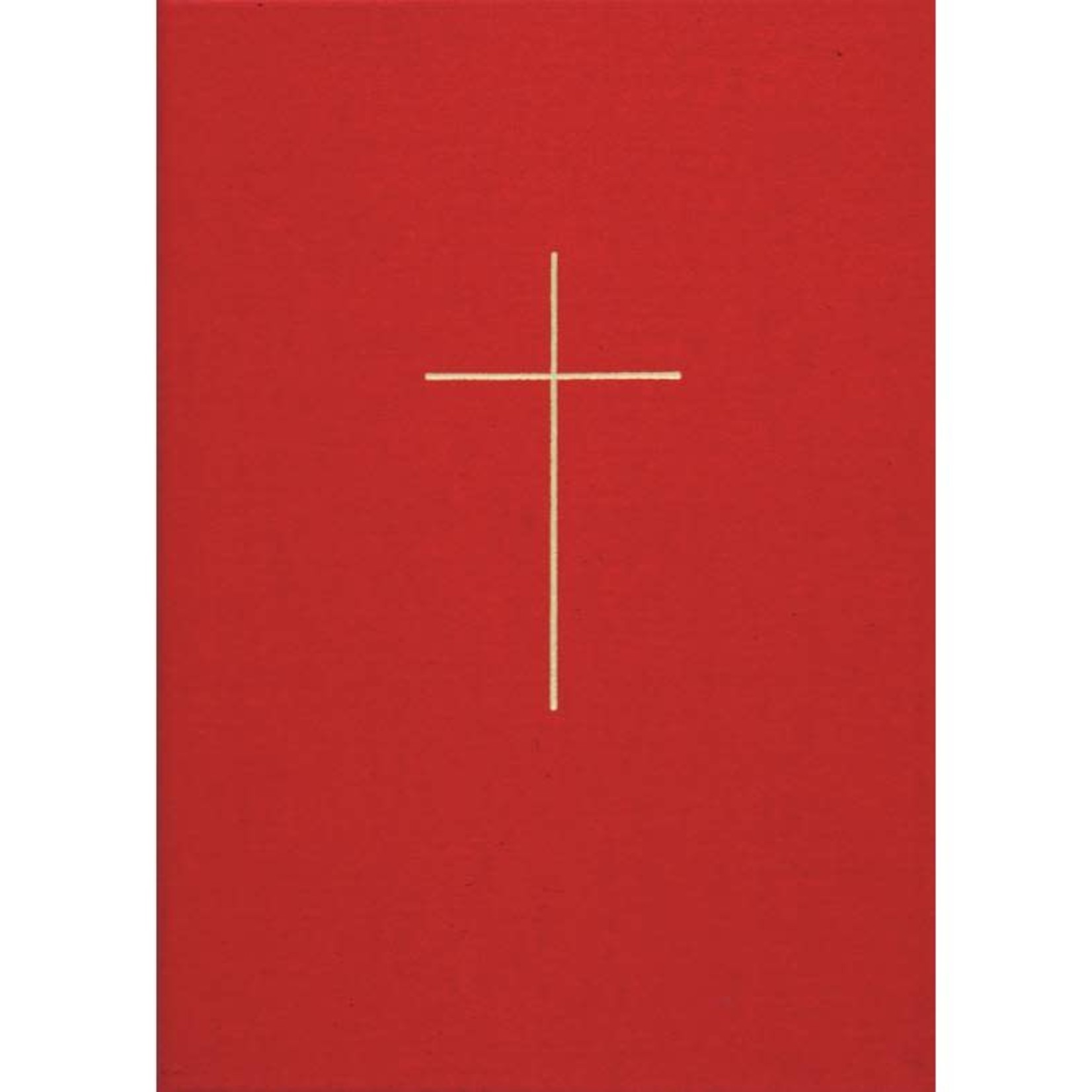 The Lutheran Hymnal - Pew Edition - Red with Gold Cross