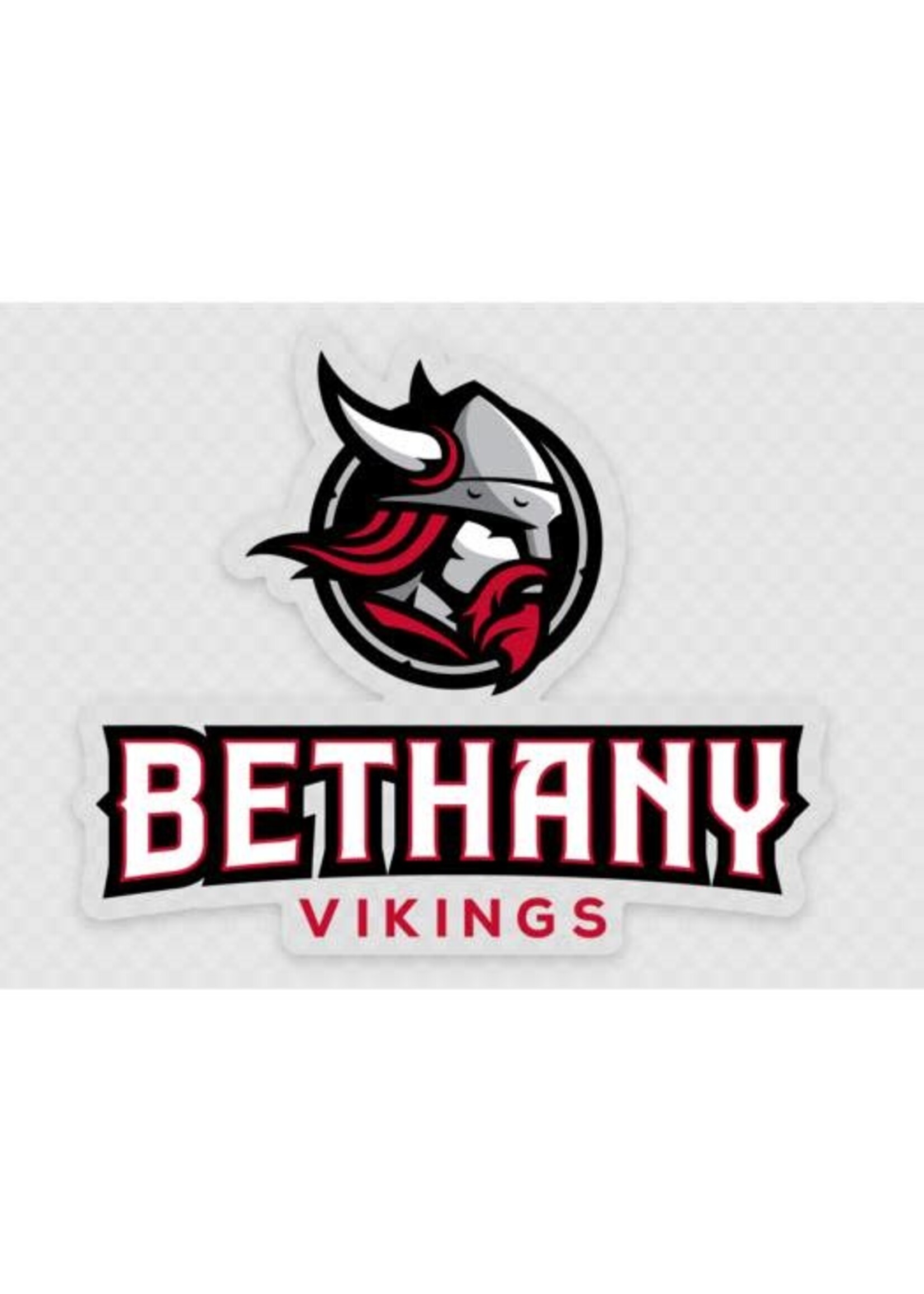 Bethany Vikings Front Adhesive Window Decal Sticker