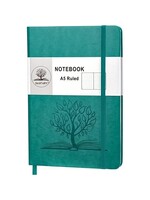 Tree on a Book Journal / Diary / Notebook - Blue Green