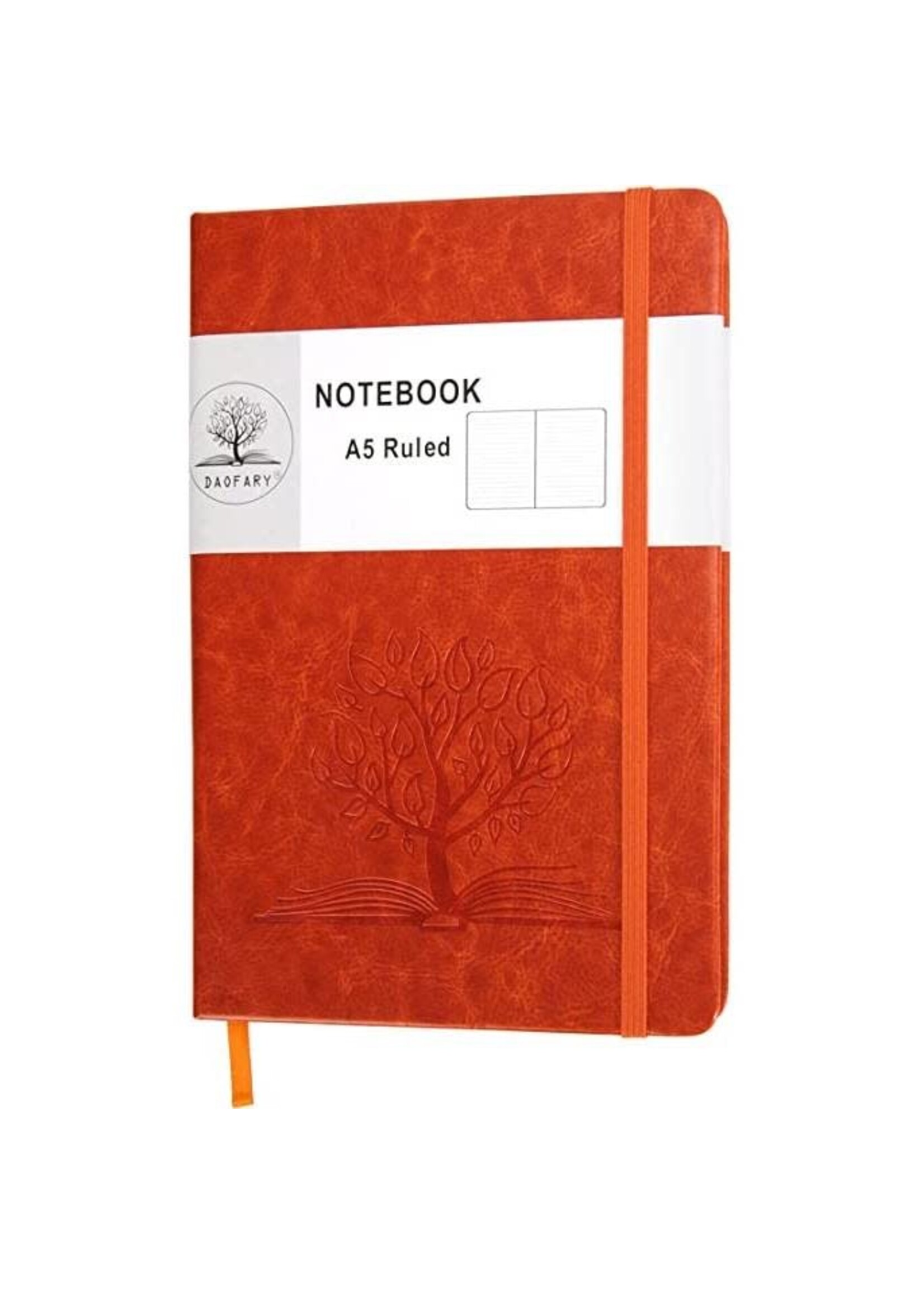 Tree on a Book Journal / Diary / Notebook - Orange