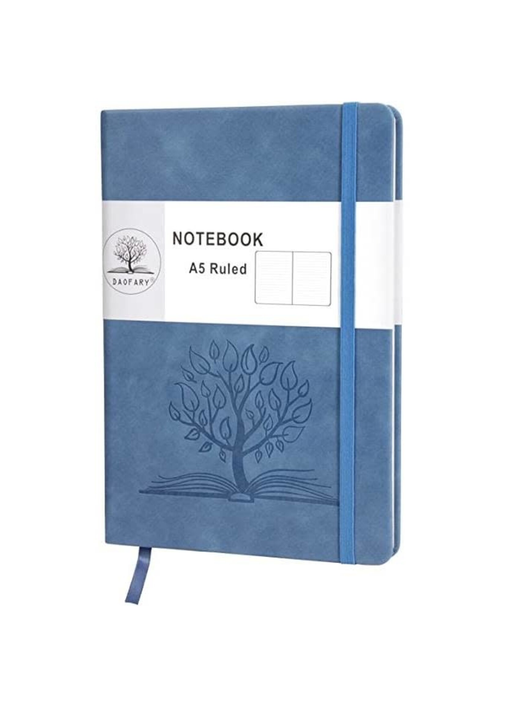 Tree on a Book Journal / Diary / Notebook - Light Blue