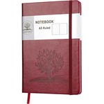 Tree on a Book Journal / Diary / Notebook - Wine Red