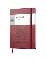 Tree on a Book Journal / Diary / Notebook - Wine Red