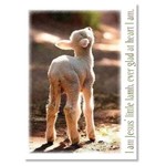 Hymns In My Heart - 5x7" Greeting Card - Sympathy - I Am Jesus' Little Lamb