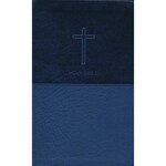 Holy Bible (NKJV) New King James Version Value Thinline Bible Navy Leathersoft