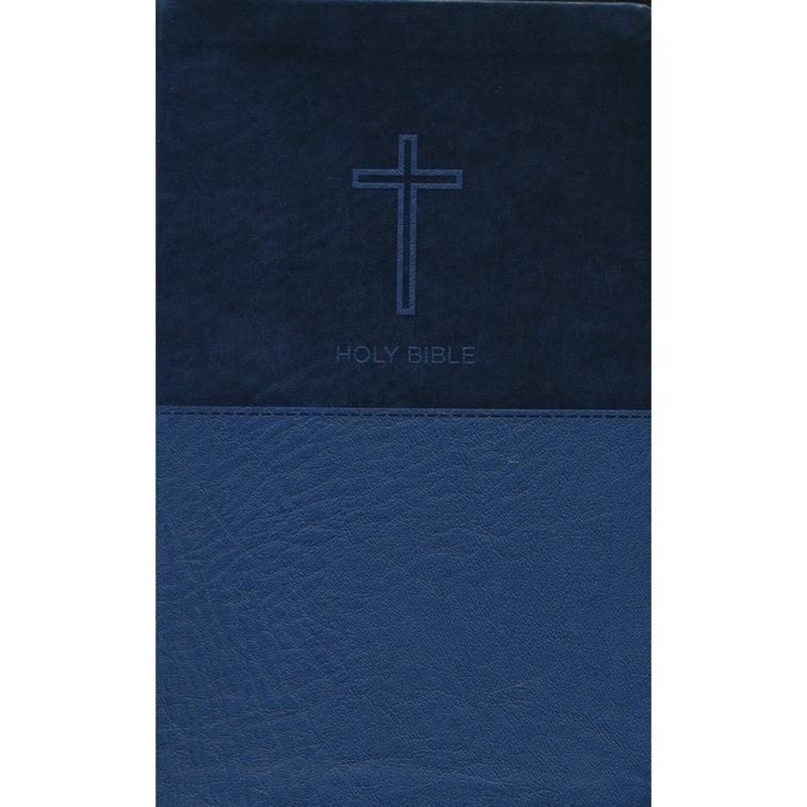 Holy Bible (NKJV) New King James Version Value Thinline Bible Navy Leathersoft