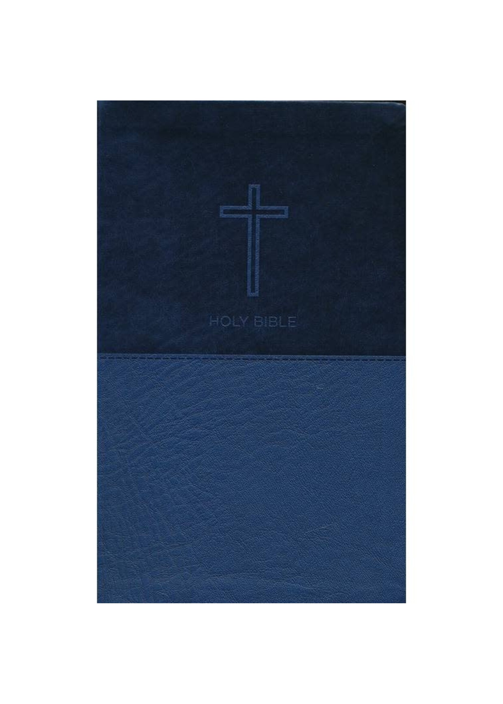 Holy Bible (NKJV) New King James Version Value Thinline Bible Navy Leathersoft