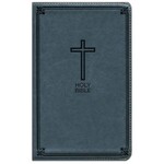 Holy Bible (NKJV) New King James Version Deluxe Gift Bible - Gray Leathersoft