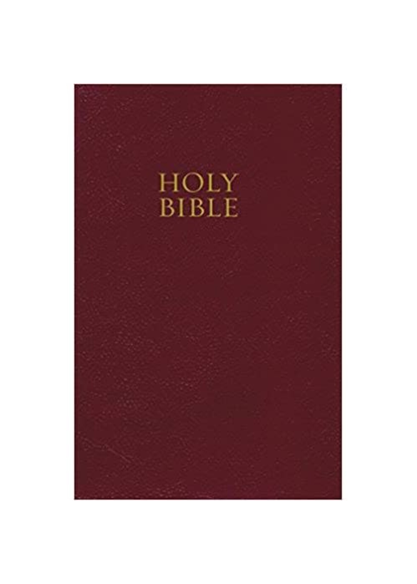 Holy Bible (NKJV) New King James Version Pew Bible Hardcover Burgundy