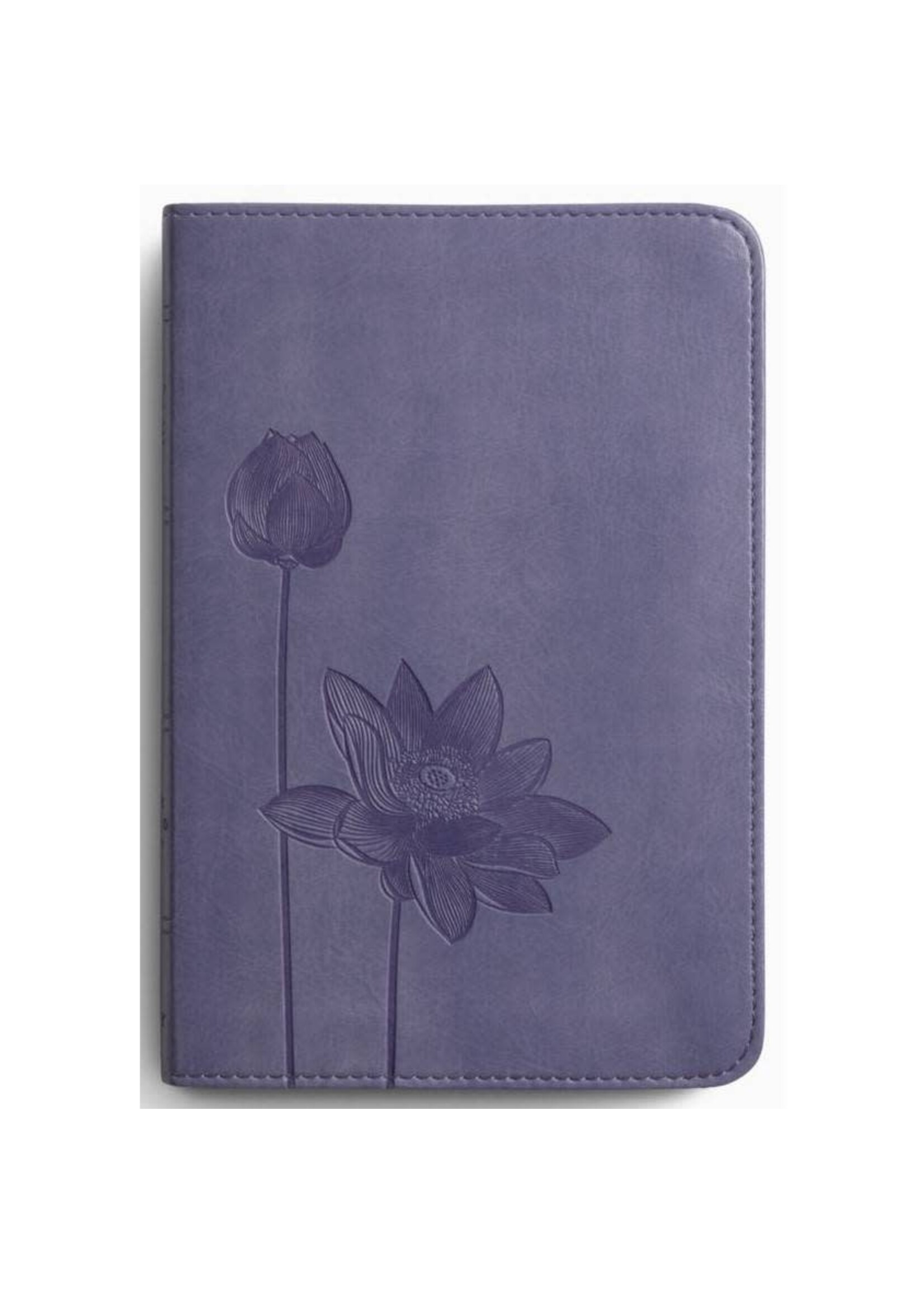 Crossway (ESV) English Standard Version Compact Bible - TruTone - Lavendar - Bloom Design