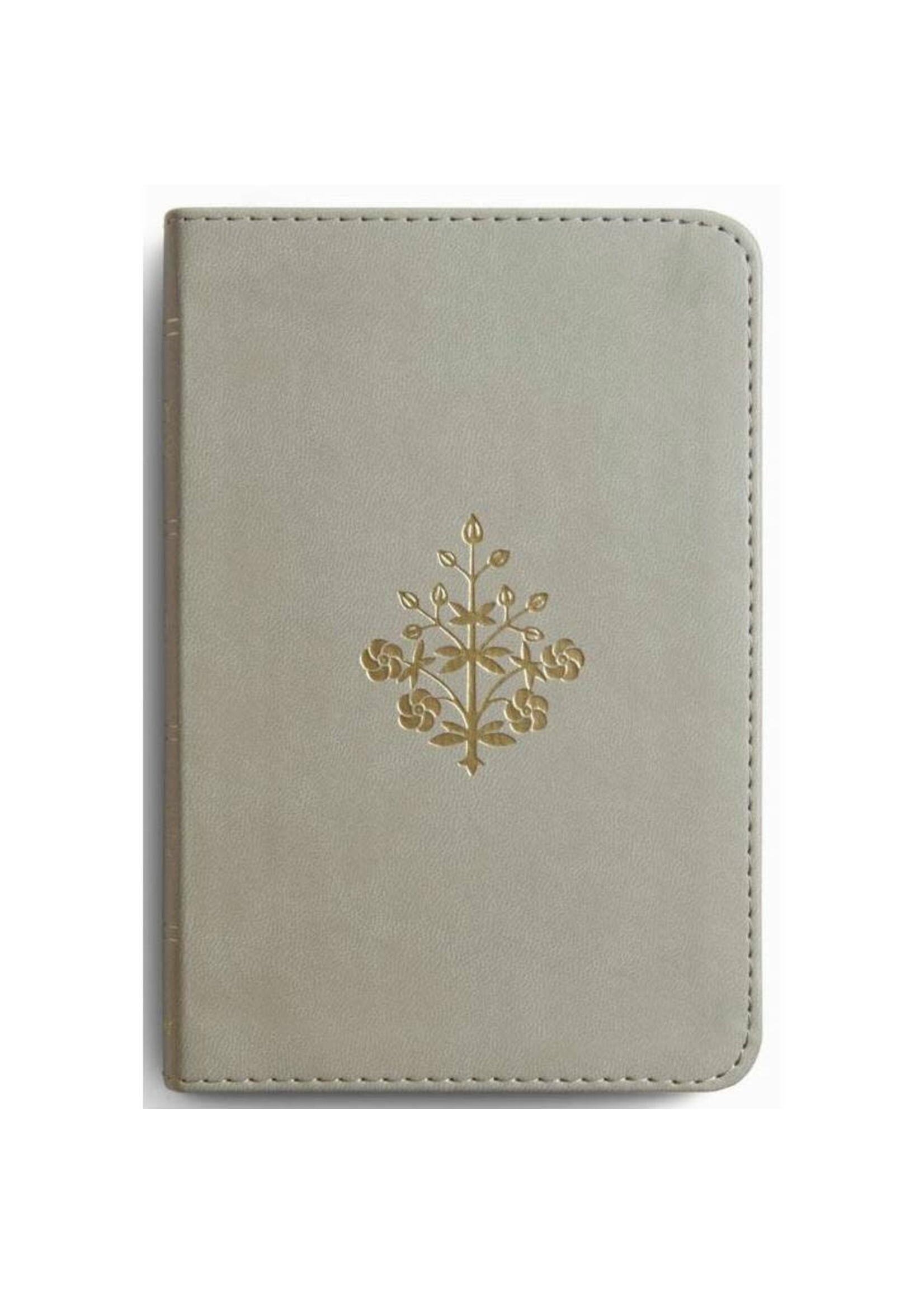 Crossway (ESV) English Standard Version Compact Bible - TruTone -  River Stone - Branch Design