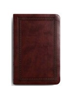 Crossway (ESV) English Standard Version Value Compact Bible - TruTone - Mahogany - Border Design