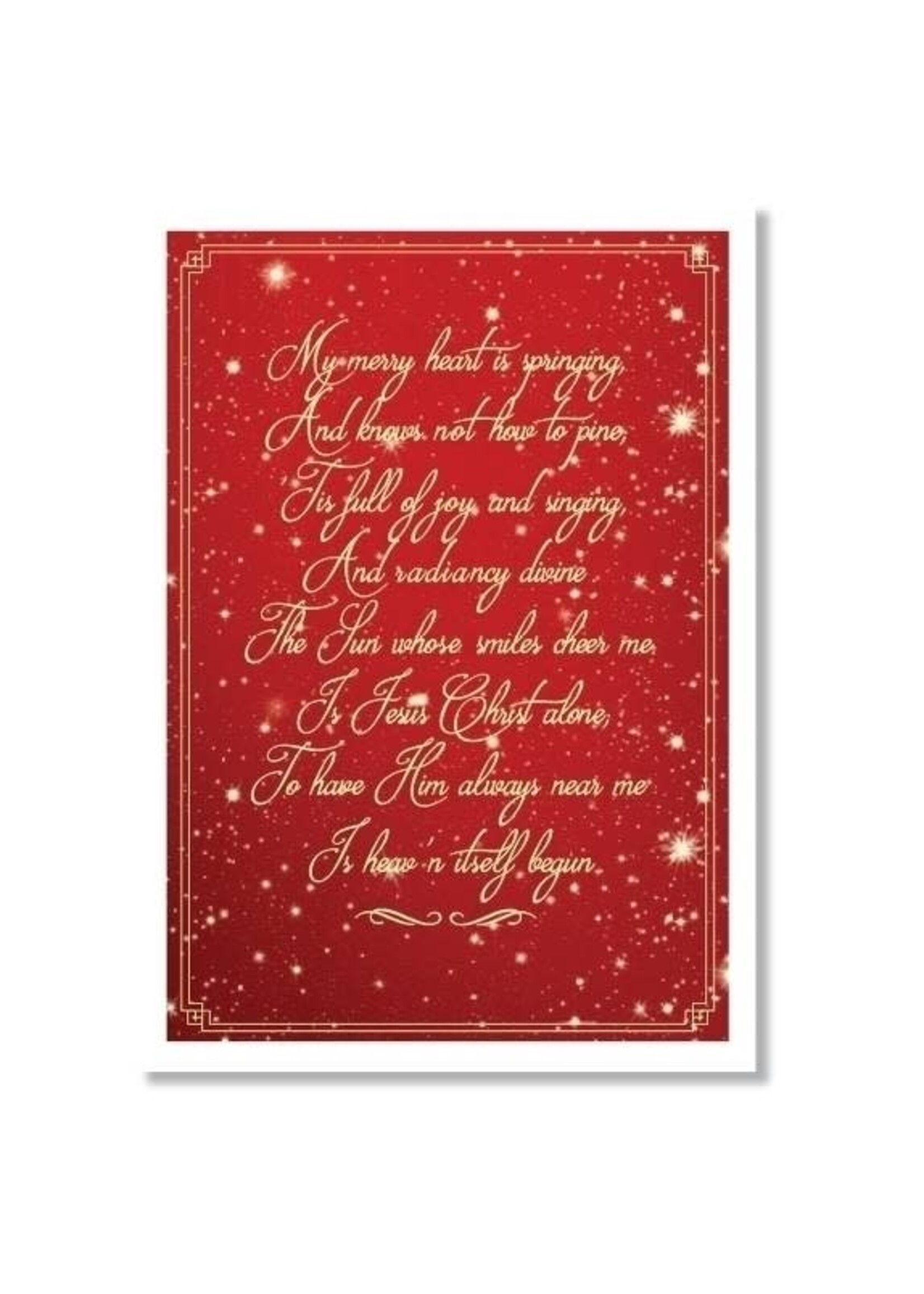 Hymns In My Heart - 5x7" Greeting Card - Christmas - My Merry Heart